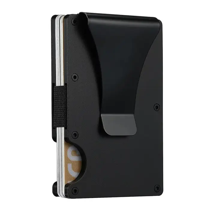 Portefeuille pour femmes et hommes, portefeuille fin RFID, résistant aux rayures, porte-cartes de cr