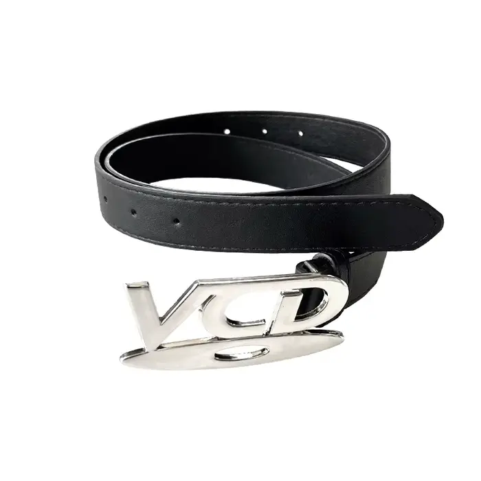 Ceinture à boucle DVD rétro Y2K 2026 pour femme
