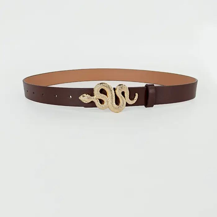 Offre spéciale nouvelle mode boucle de ceinture serpent