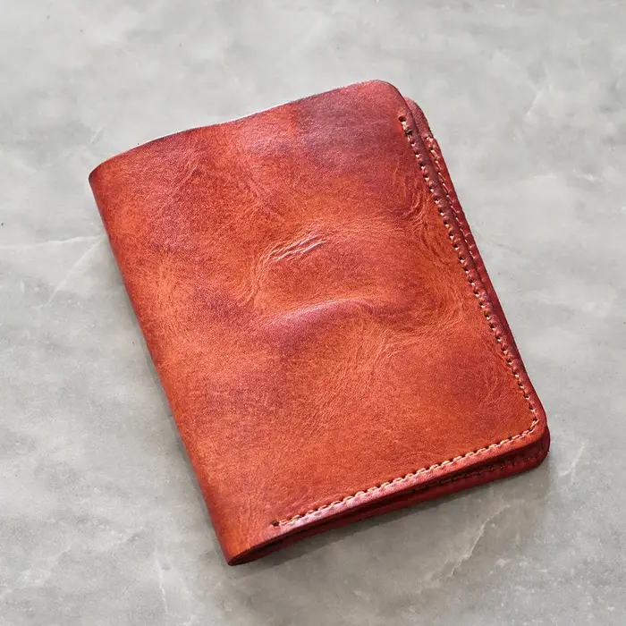 porte monnaie pour homme vintage en cuir véritable pour hommes et femmes, portefeuille minimaliste,
