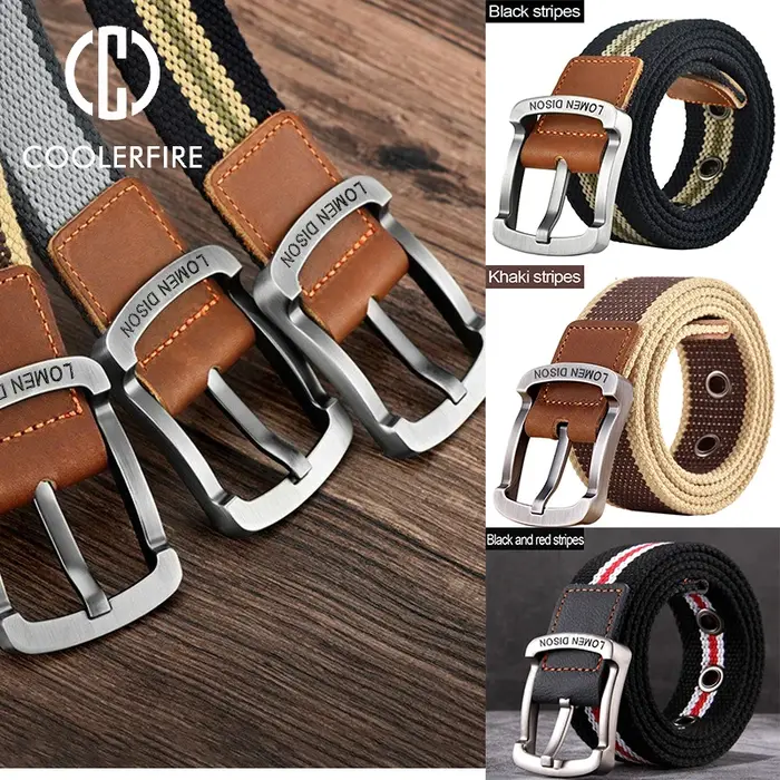 Ceinture en tissu pour hommes