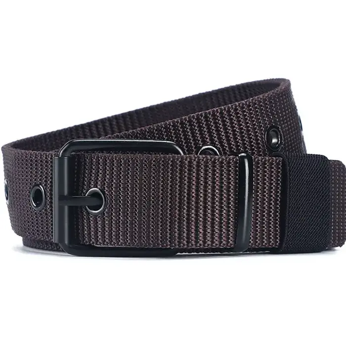 Ceinture pour hommes toile poreuse boucle ardillon