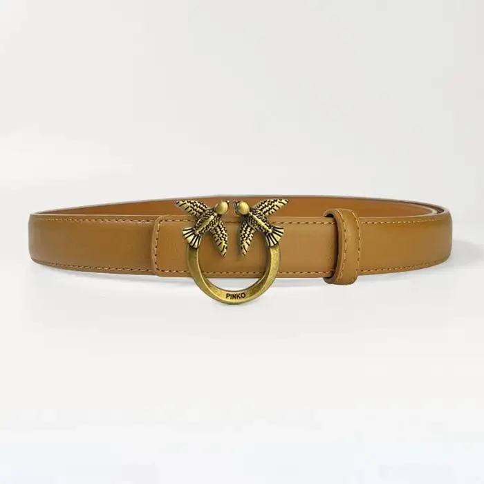 Nouvelle ceinture polyvalente pour femme 2026 avec boucle en forme d'oiseau, ceinture rétro décorée de hirondelles, ceinture de haute qualité pour femme