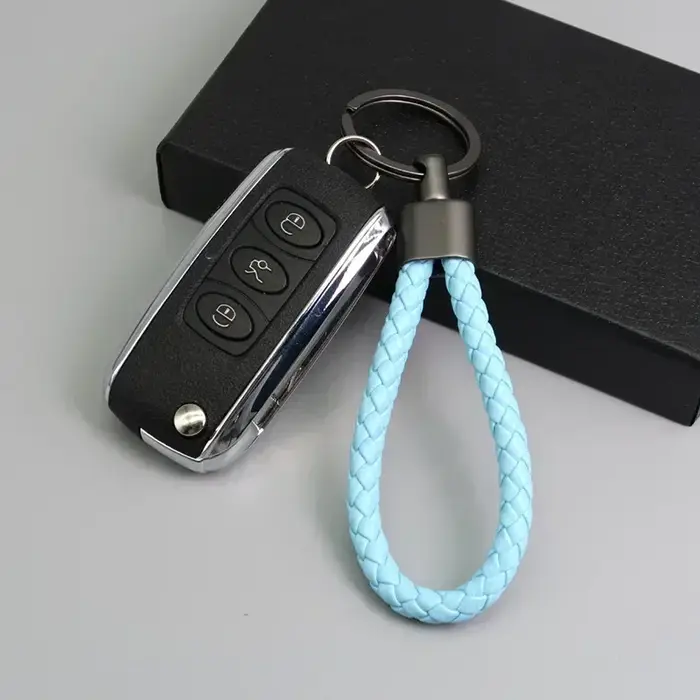 Porte-clés en cuir pour voiture pour hommes et femmes