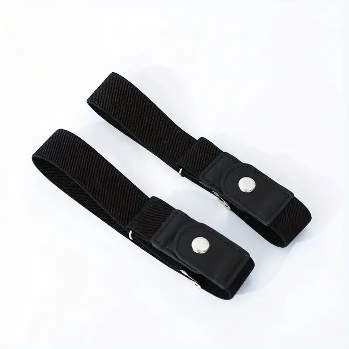 2 pièces/ensemble sans boucle ceinture élastique pour femmes hommes unisexe