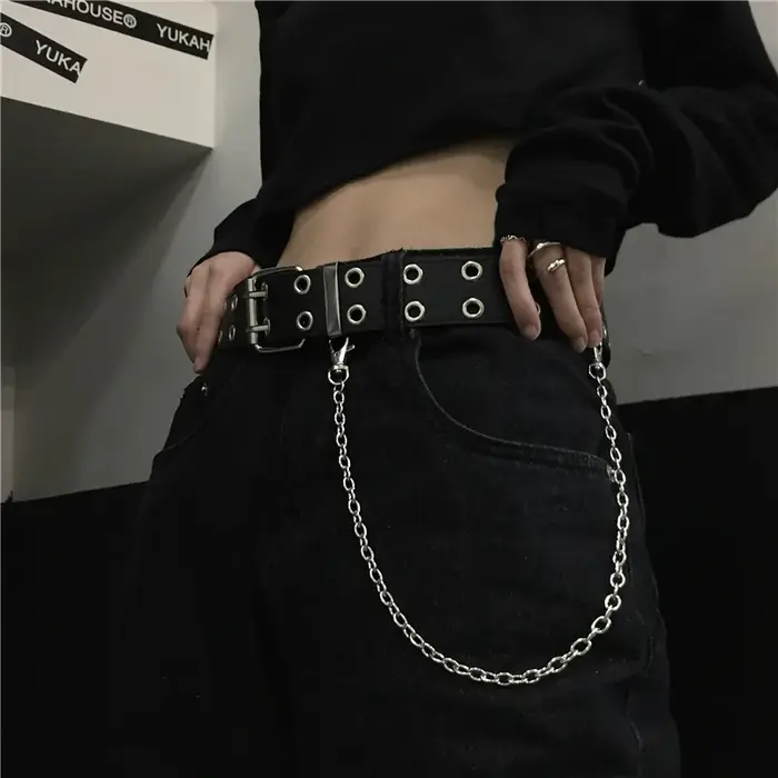 Ceinture à double anneau pour femme