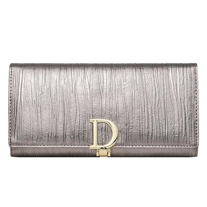 Portefeuille Long en cuir véritable pour femmes
