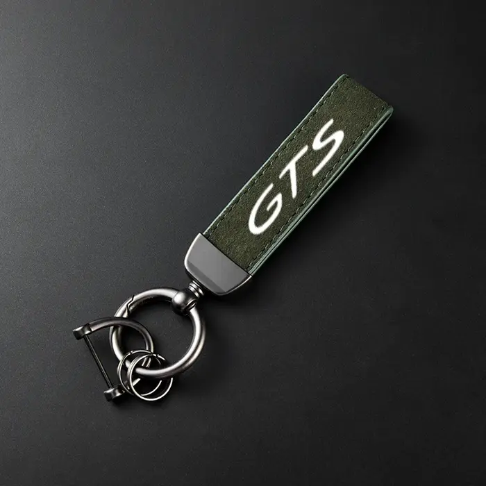 Porte-clés en cuir suédé de haute qualité