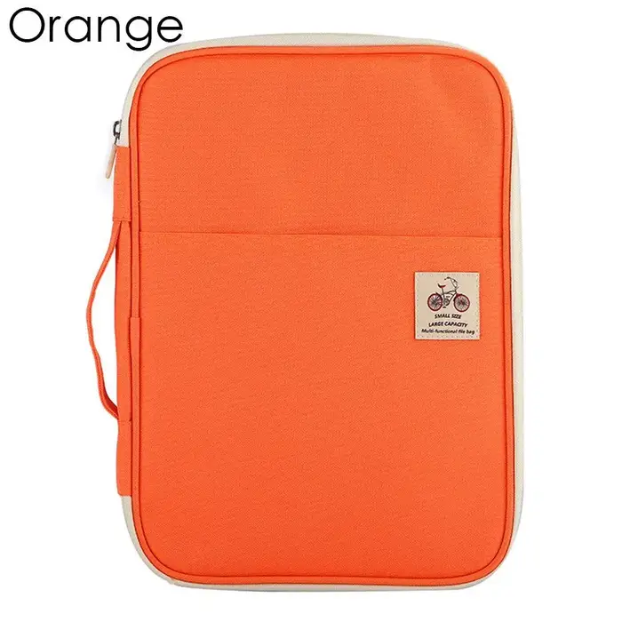 Portefeuille de voyage portable avec dossier de conférence, dossier multifonction zippé, sac à documents GT, A4
