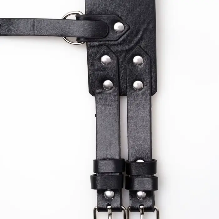Punk Taille Harnais Corset en cuir SFP pour femme