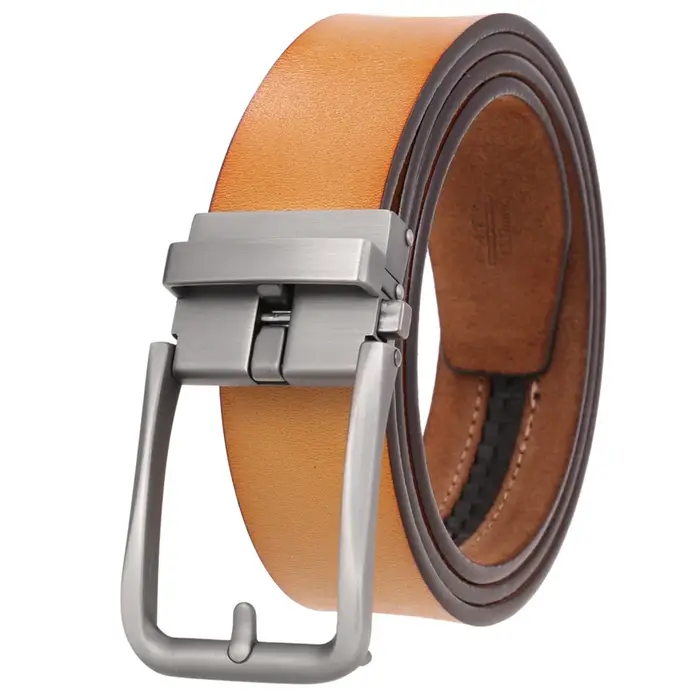 Plyesxale ceintures en cuir véritable pour hommes ceintures pour hommes ceinture de luxe à cliquet avec boucle automatique rétro sangle de taille mâle B1094