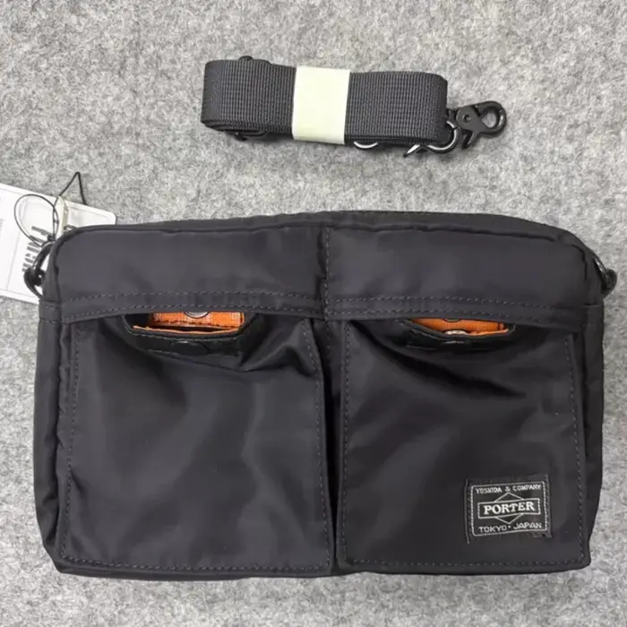 Sac bandoulière en nylon Porter Tanker 22*13*4cm, sac de taille décontracté, sacoche de voyage, sac 