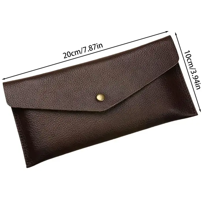 Nouveau Portefeuille en cuir souple pour femmes