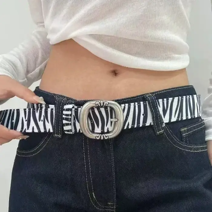Ceinture à imprimé léopard pour femmes