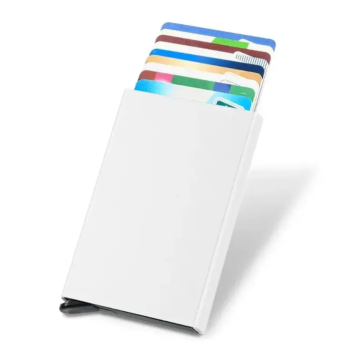 Hommes ID crédit porte-carte bancaire portefeuille Anti Rfid intelligent Anti Rfid blocage protégé m