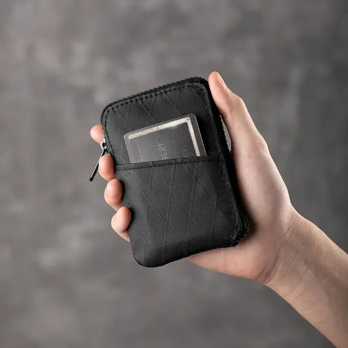 Pochette pour cartes zippée – Utilisez comme porte-cartes