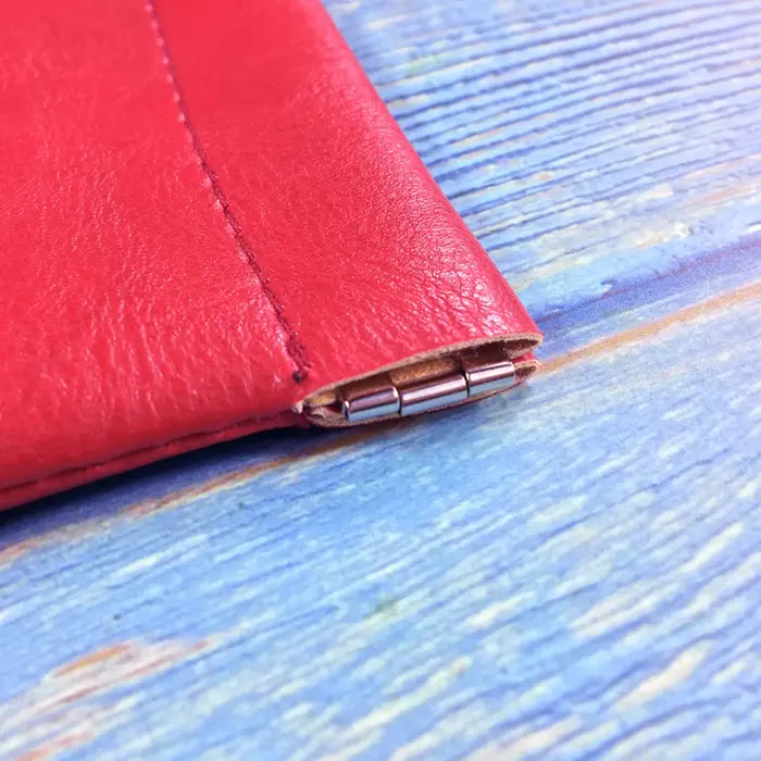 Porte-monnaie en cuir PU noir pour hommes