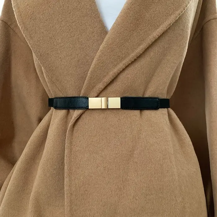 Ceinture fine élastique pour filles, décoration, mode, robe, jupe