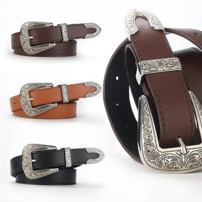 Une ceinture rétro polyvalente de style européen pour hommes et femmes