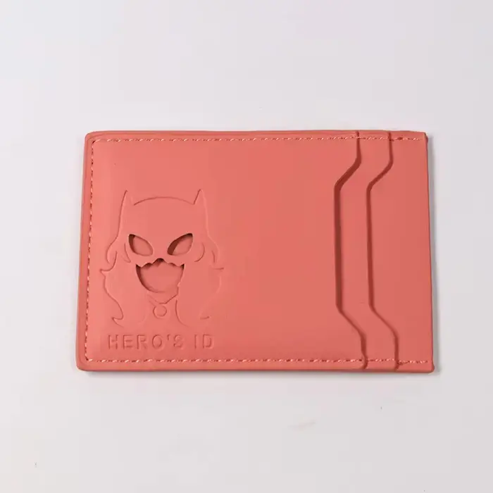 Portefeuille d'identité en cuir PU pour femmes et filles