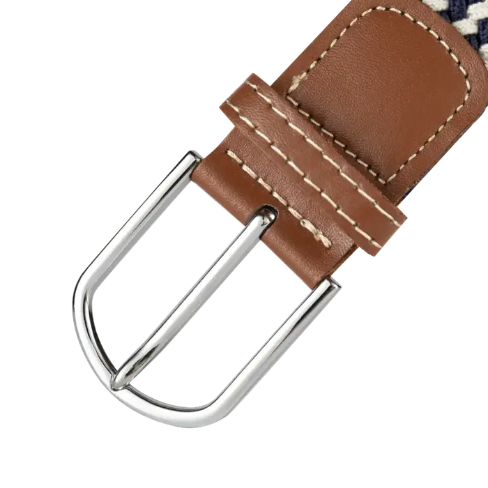 3.3cm x 107cm unisexe ceinture décontracté tricoté boucle ardillon hommes