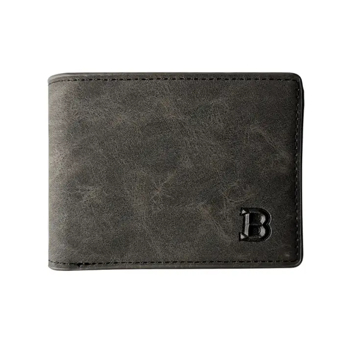 Portefeuille en cuir PU pour hommes
