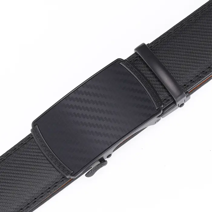 Hommes ceinture en cuir alliage boucle automatique mâle