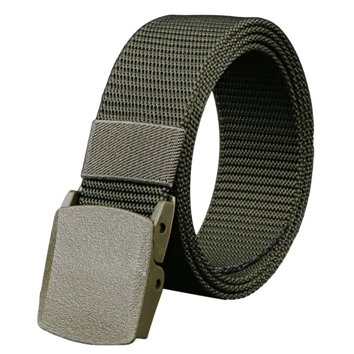 Ceinture en nylon souple pour hommes, ceinture de jeans, réglable en environnement, ceinture de voya