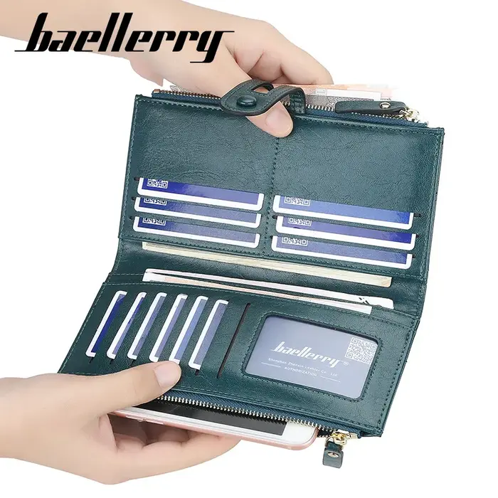 Portefeuille long pour femme Baellerry avec boucle