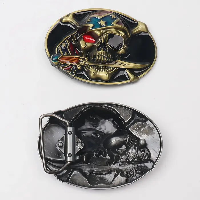 Une boucle de ceinture rétro de style western