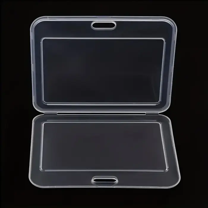 Porte-carte horizontal transparent durable avec boucle facile à tirer