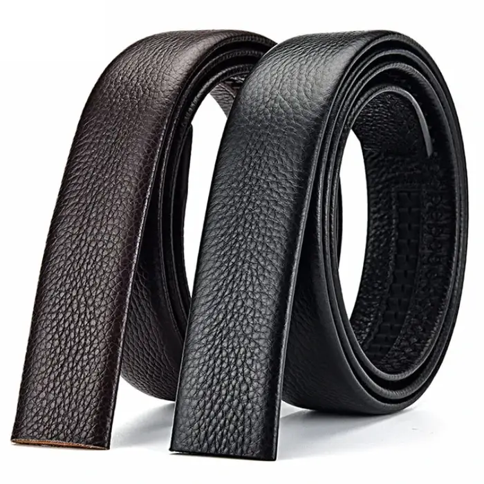 100 120 130 140 150 160 170 180cm ceinture automatique sans boucle hommes largeur 3.5cm sans