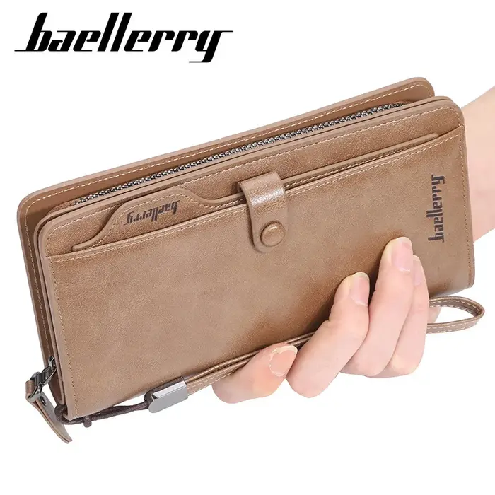 Portefeuille long rétro pour homme Baellerry