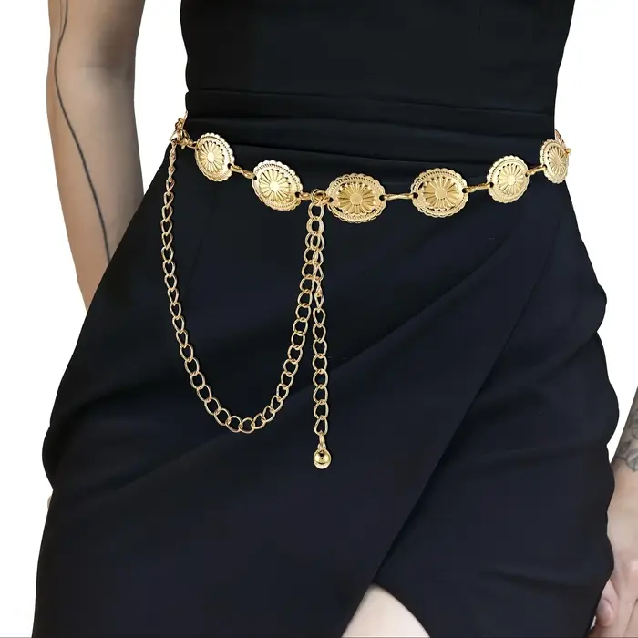 MOFOROCO – ceinture en métal bohème Vintage pour femmes