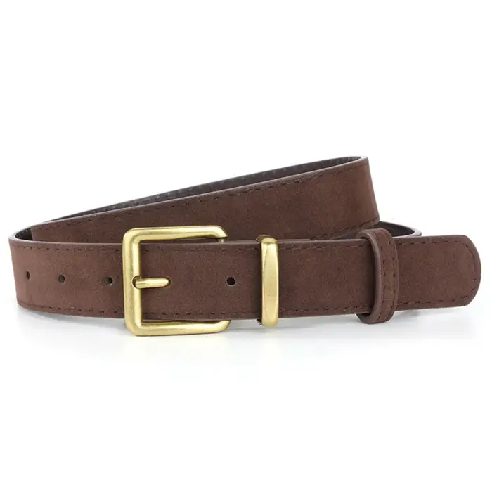 Ceinture en cuir suédé pour femmes, décontractée, polyvalente, Business, sangle de taille, Design de