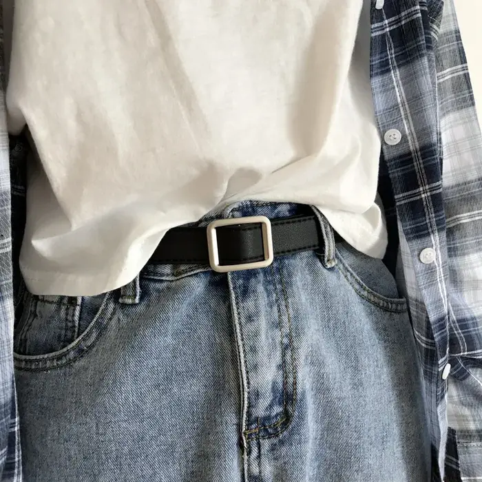 Ceinture en cuir PU pour femmes