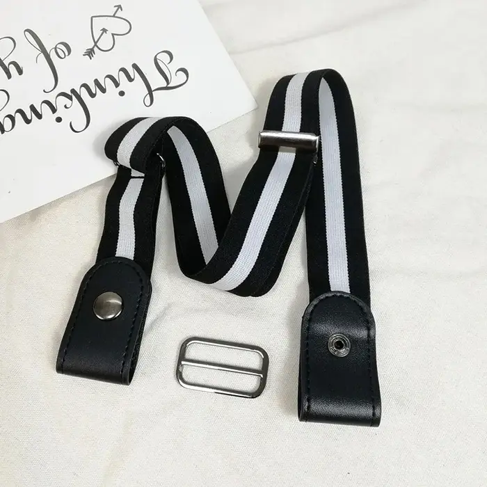 Ceinture élastique sans boucle pour femmes, ceintures extensibles pour hommes, jeans, enfants, garço