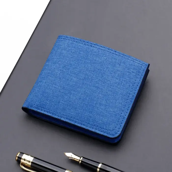 Porte-monnaie en Denim pliable pour hommes et femmes