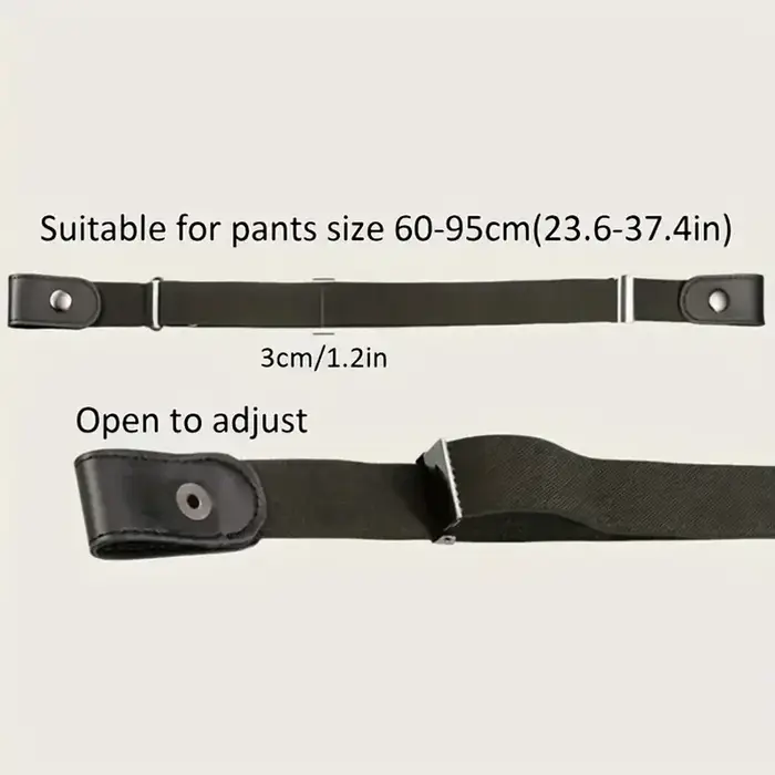 Ceinture élastique Invisible sans trace, ceinture pour femmes, pantalons en jean, ceinture élastique