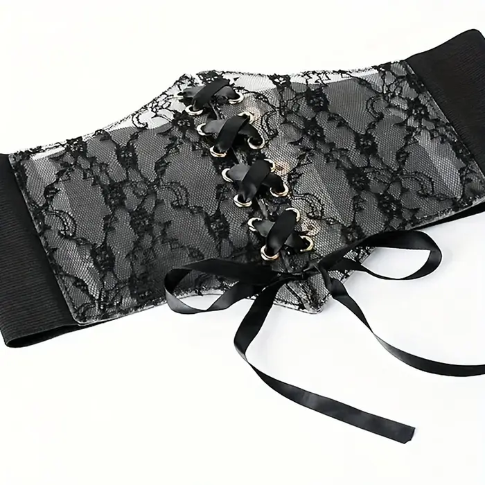 Ceinture corset à lacets pour femmes