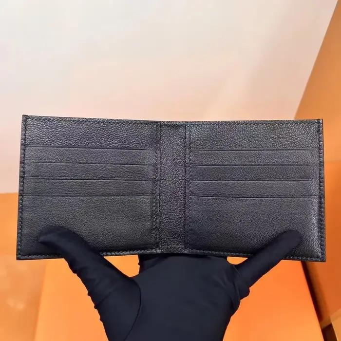 Portefeuille en cuir de Crocodile véritable brillant pour hommes, porte-cartes en Alligator noir, porte-permis en espèces, élégant à deux volets pour hommes