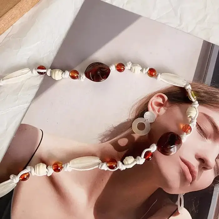 Cordon de taille tissé de Style bohème pour femmes