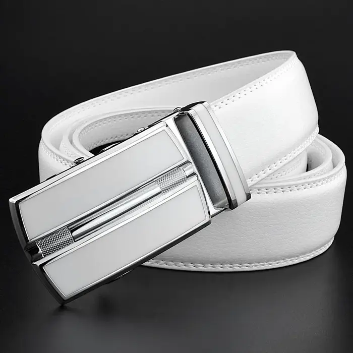 Ceinture en cuir véritable unisexe pour hommes et femmes