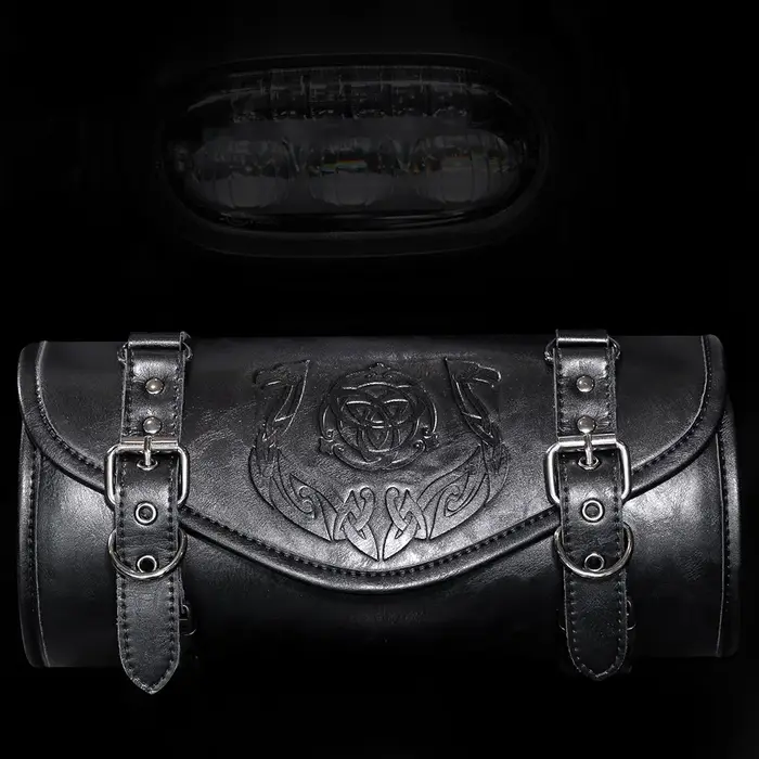 Sac suspendu en cuir Pu noir