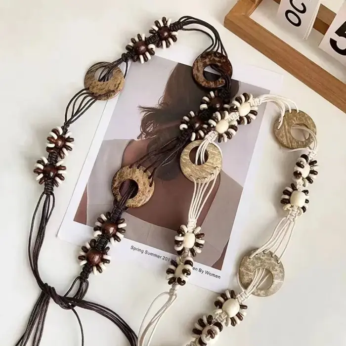Ceinture rétro polyvalente pour femme