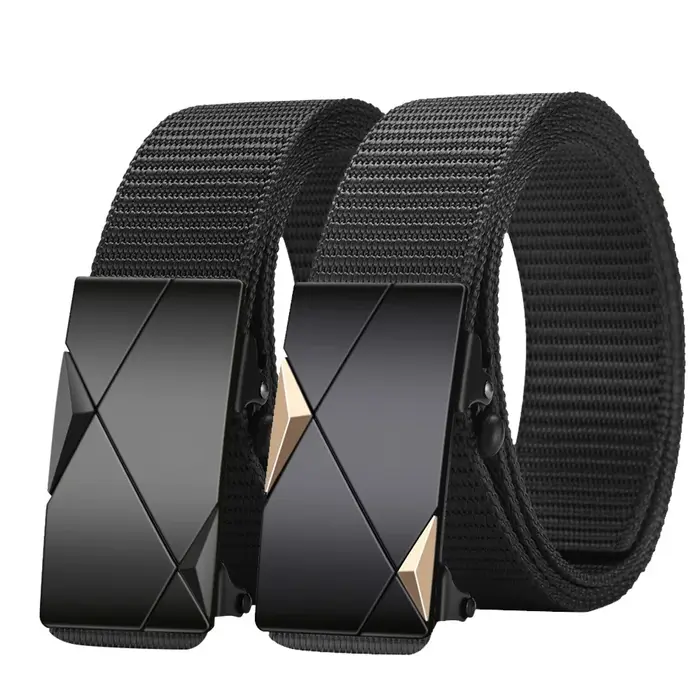 Ceinture de pantalon décontractée pour hommes, tendance et polyvalente, en toile, adaptée aux sports d'aventure en plein air