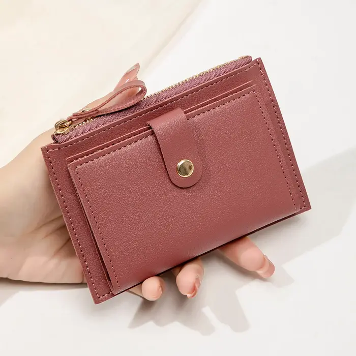 Sac à cartes court minimaliste et à la mode pour femmes