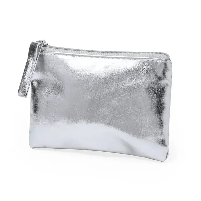 Argent or PU cuir porte-monnaie portefeuille Simple mode étanche sac à monnaie Portable porte-carte clé pièce écouteur pochette