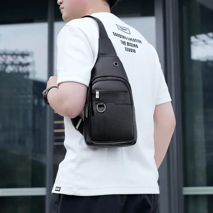 Sac Messager de Luxe pour Homme en Cuir