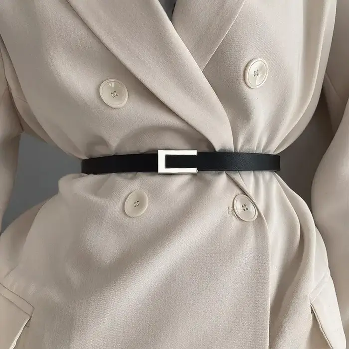 Nouvelle ceinture fine pour femme